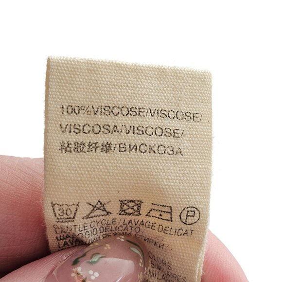 Suncoo Light Beige Blue Orange Striped Pants Sz T0 XS - Picture 6 of 7